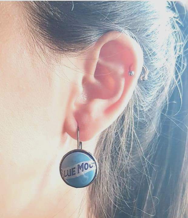 Pendientes Básicos Blue Moon - Imagen 4