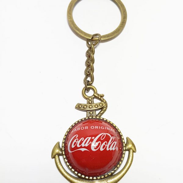 Llavero ancla Coca Cola