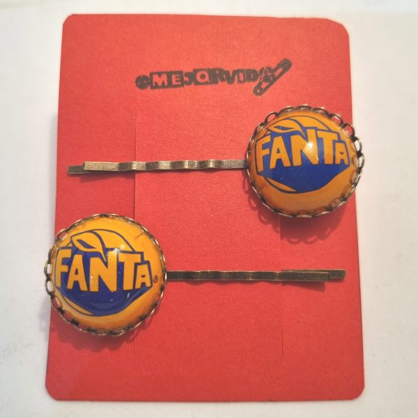 Foto del pack de horquillas de Fanta de naranja