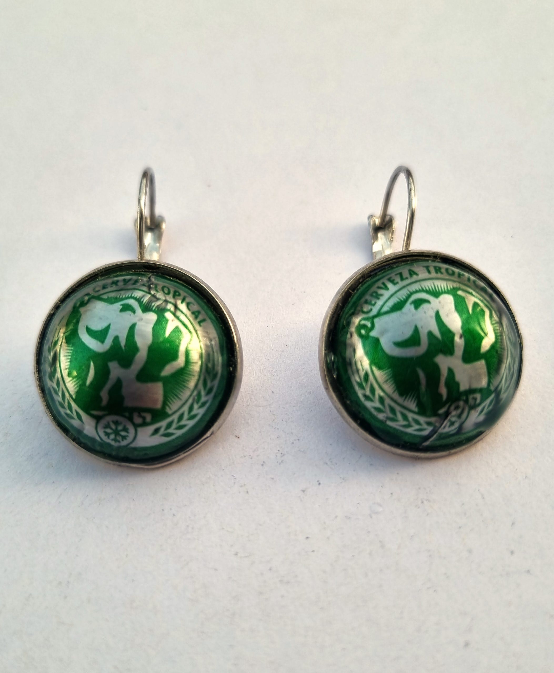 Foto frontal de los Pendientes Tropical