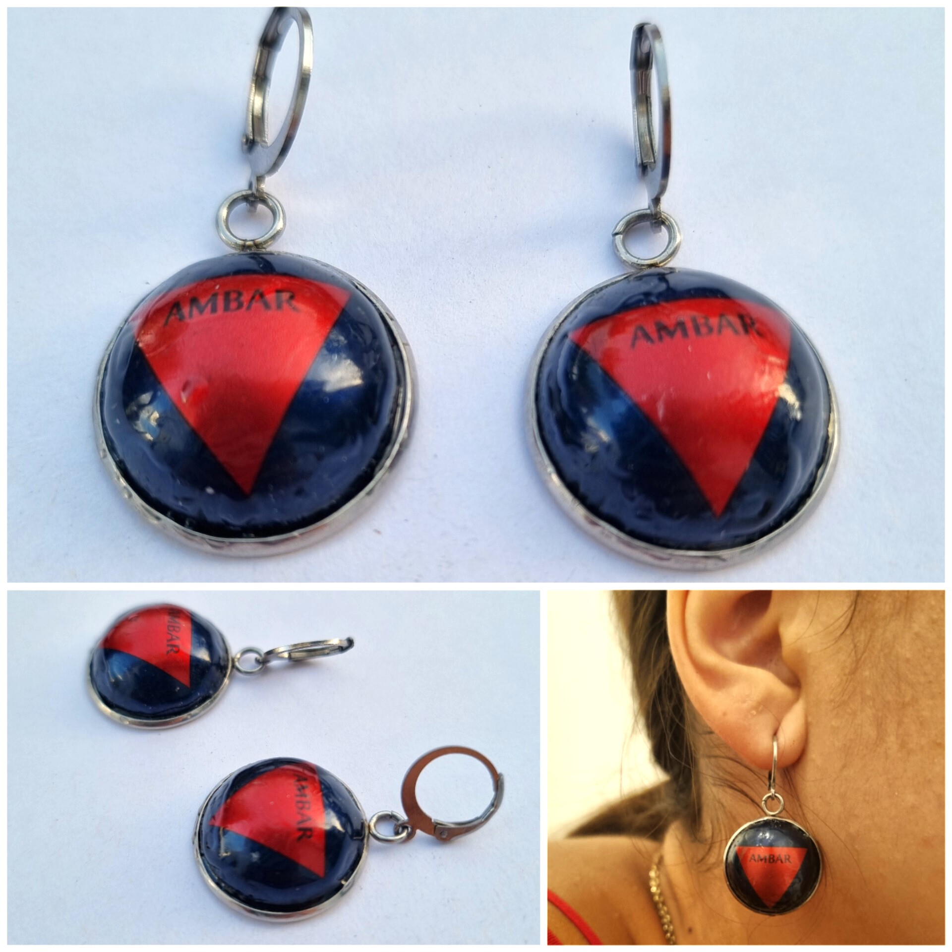 Foto de los pendientes Ambar Export