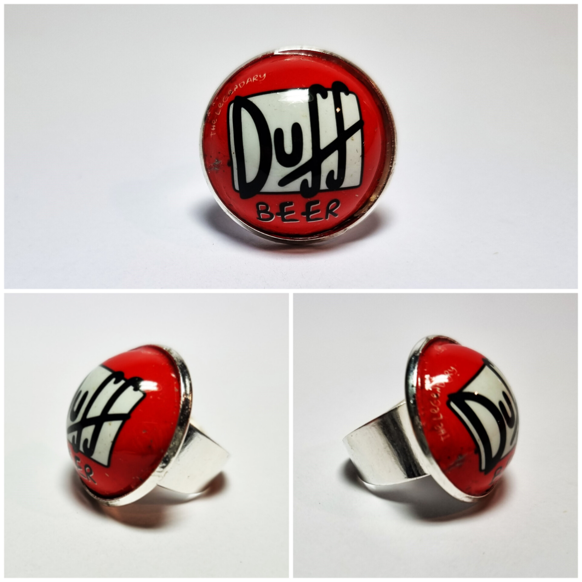 Collage de fotos del Anillo Colección XXL Duff desde varios ángulos