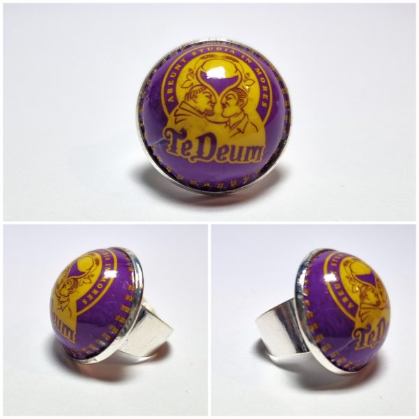 Collage de fotos de Anillo Colección XXL Te Deum desde varios ángulos