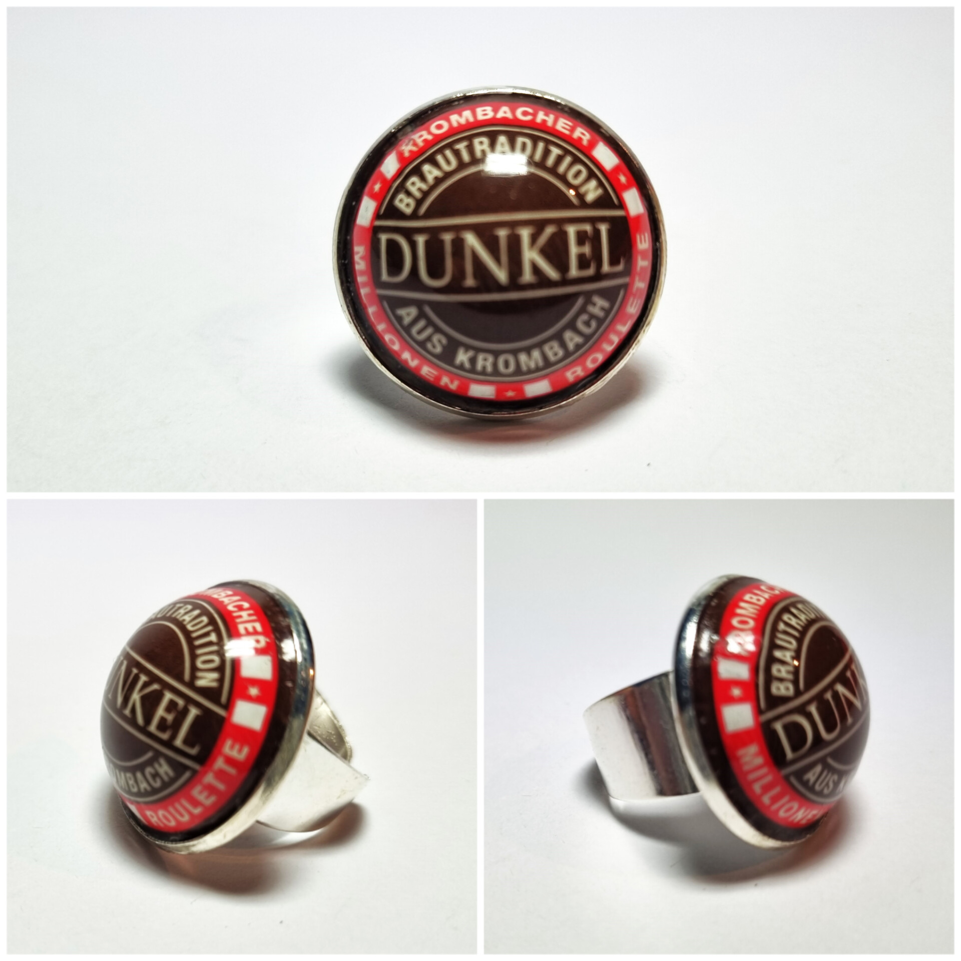 Collage de fotos del Anillo Colección XXL desde varios ángulos