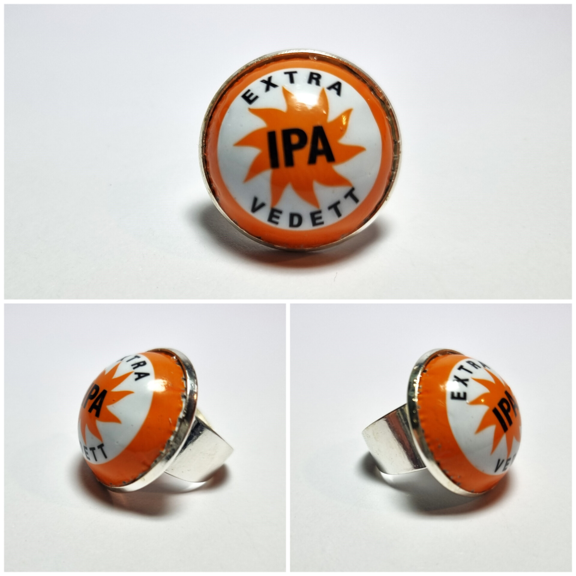 Collage de fotos del Anillo Colección XXL Vedett desde varios ángulos