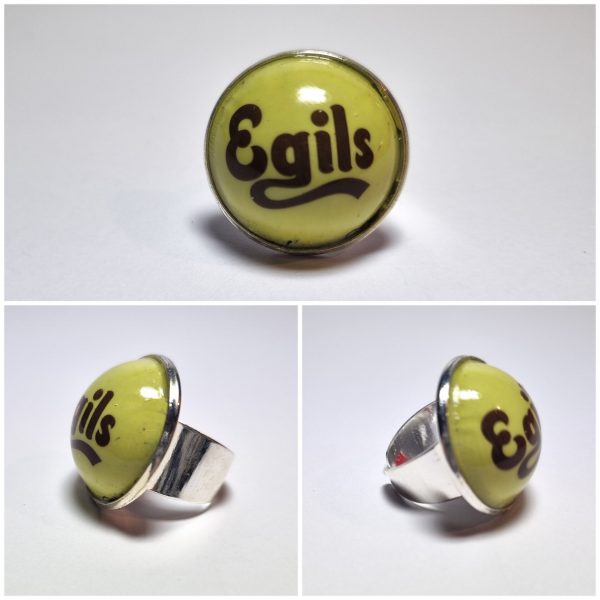 Collage de fotos del Anillo Colección XXL Egils desde varios ángulos