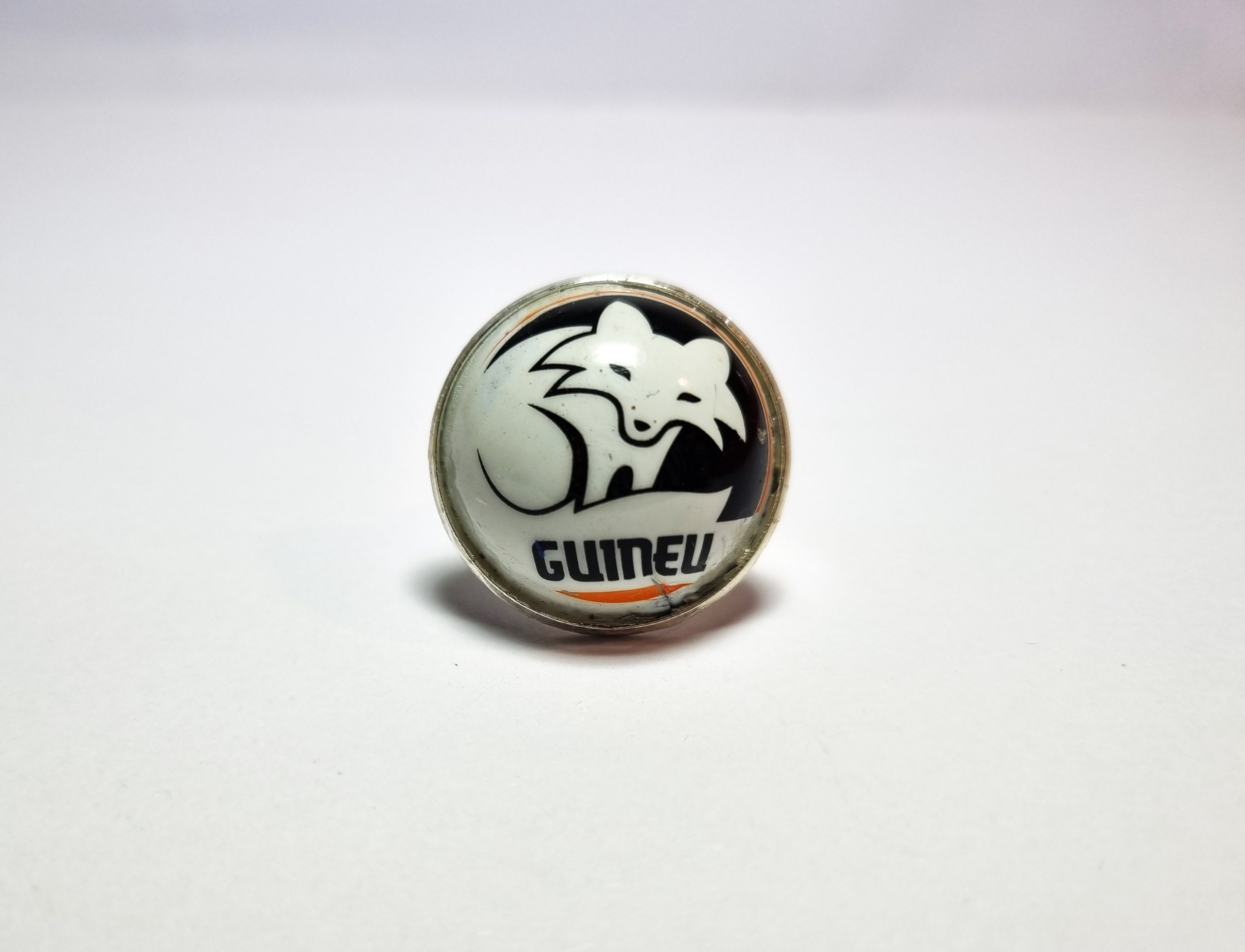 Foto frontal del Anillo Colección XXL Guineu Blanco