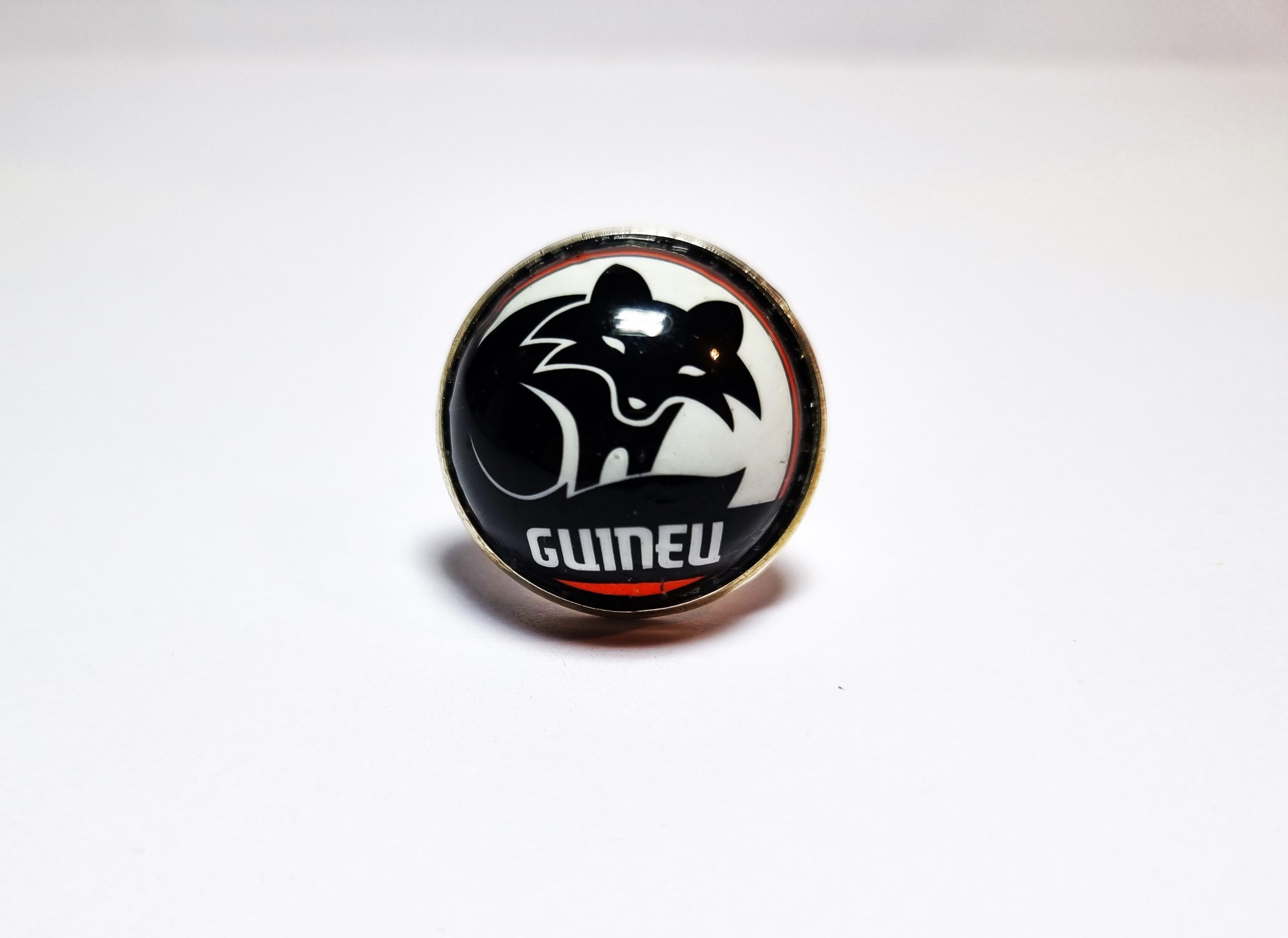 Foto frontal del Anillo Colección XXL Guineu Negro