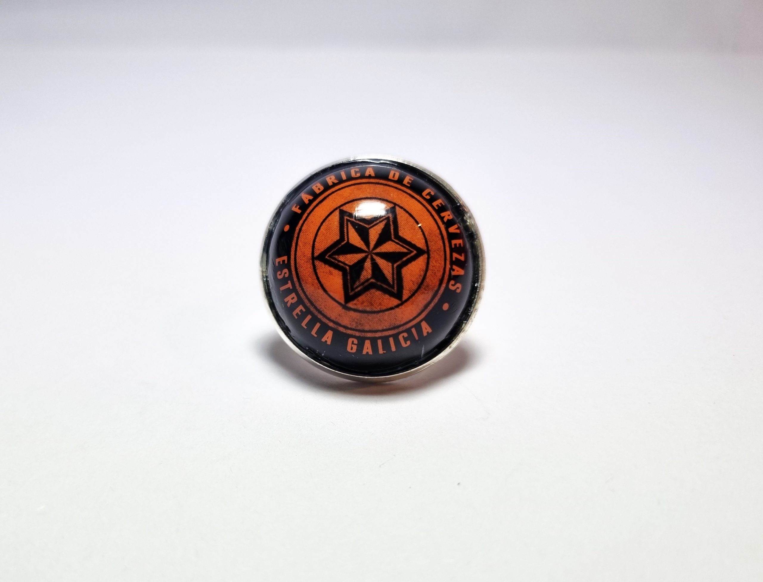 Foto frontal del Anillo Colección XXL Estrella Galicia