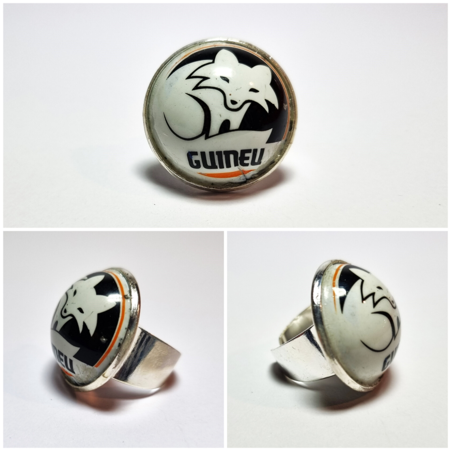 Collage de fotos del Anillo Colección XXL Guineu Blanco