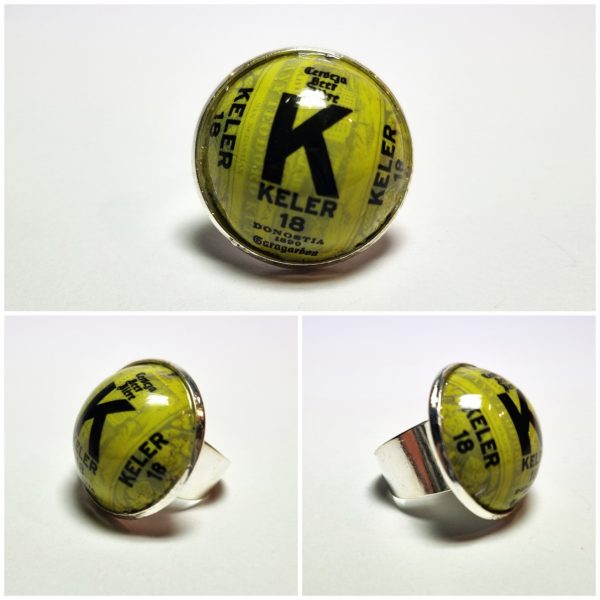Collage de fotos del Anillo Colección XXL Keler desde varios ángulos