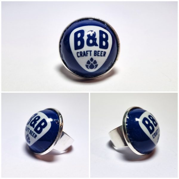 Collage de fotos del Anillo Colección XXL B&B desde varios ángulos