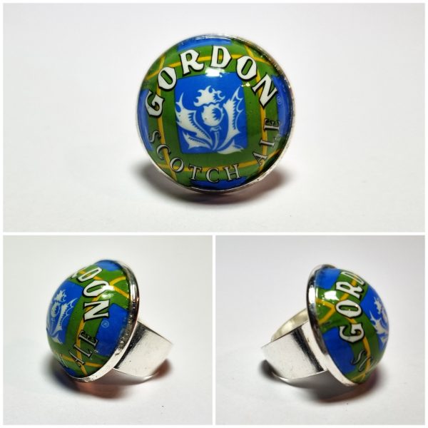 Collage de fotos del Anillo Colección XXL Gordon Ale desde varios ángulos