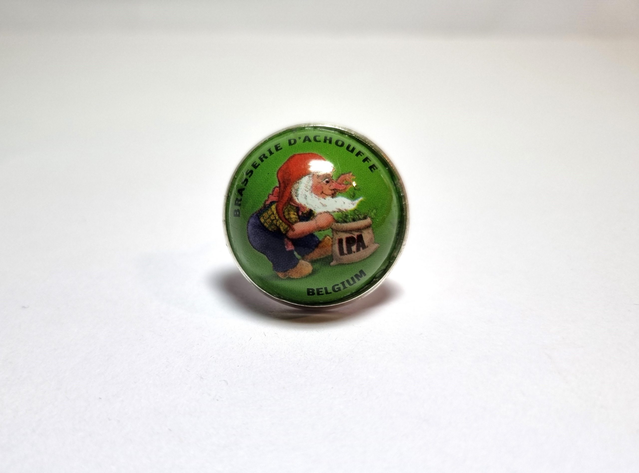 Foto frontal del Anillo Colección XXL Chouffe IPA