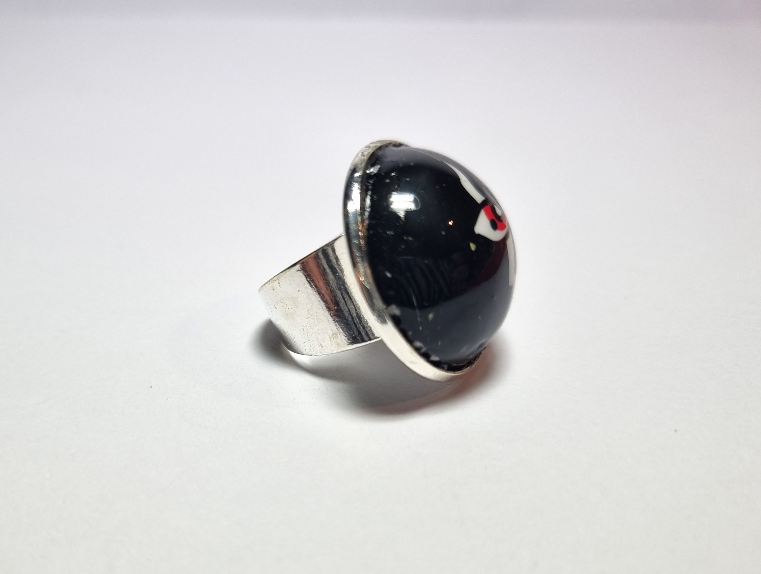 Foto lateral del Anillo Colección XXL Ojo