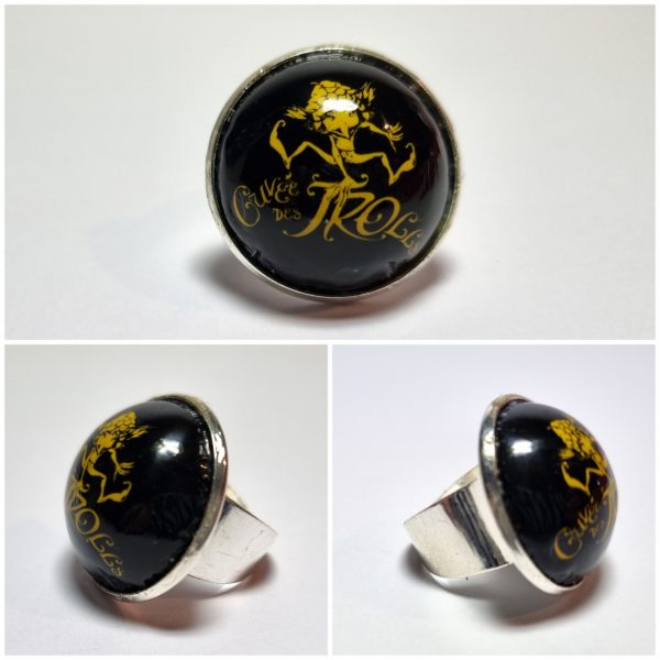 Collage de fotos del Anillo Colección XXL Trolls desde varios ángulos