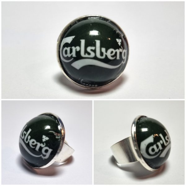 Collage de fotos del Anillo Colección XXL Carlsberg desde varios ángulos