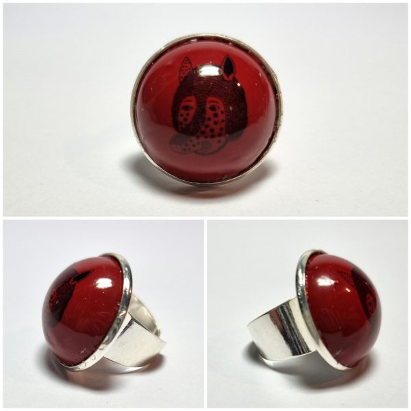 Collage de fotos del Anillo Colección XXL Kadabra desde varios ángulos