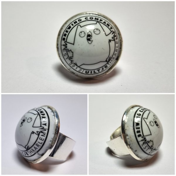 Collage de fotos del Anillo Colección XXL Uiltje desde varios ángulos