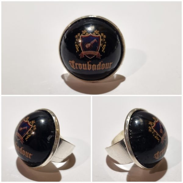 Collage de fotos del Anillo Colección XXL Troubadour Stout desde varios ángulos