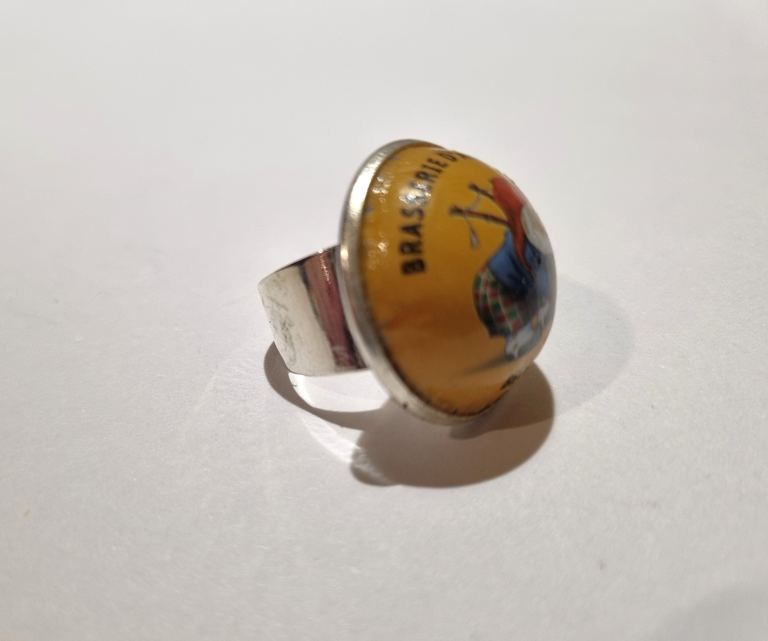 Foto lateral del Anillo Colección XXL Chouffe Brune