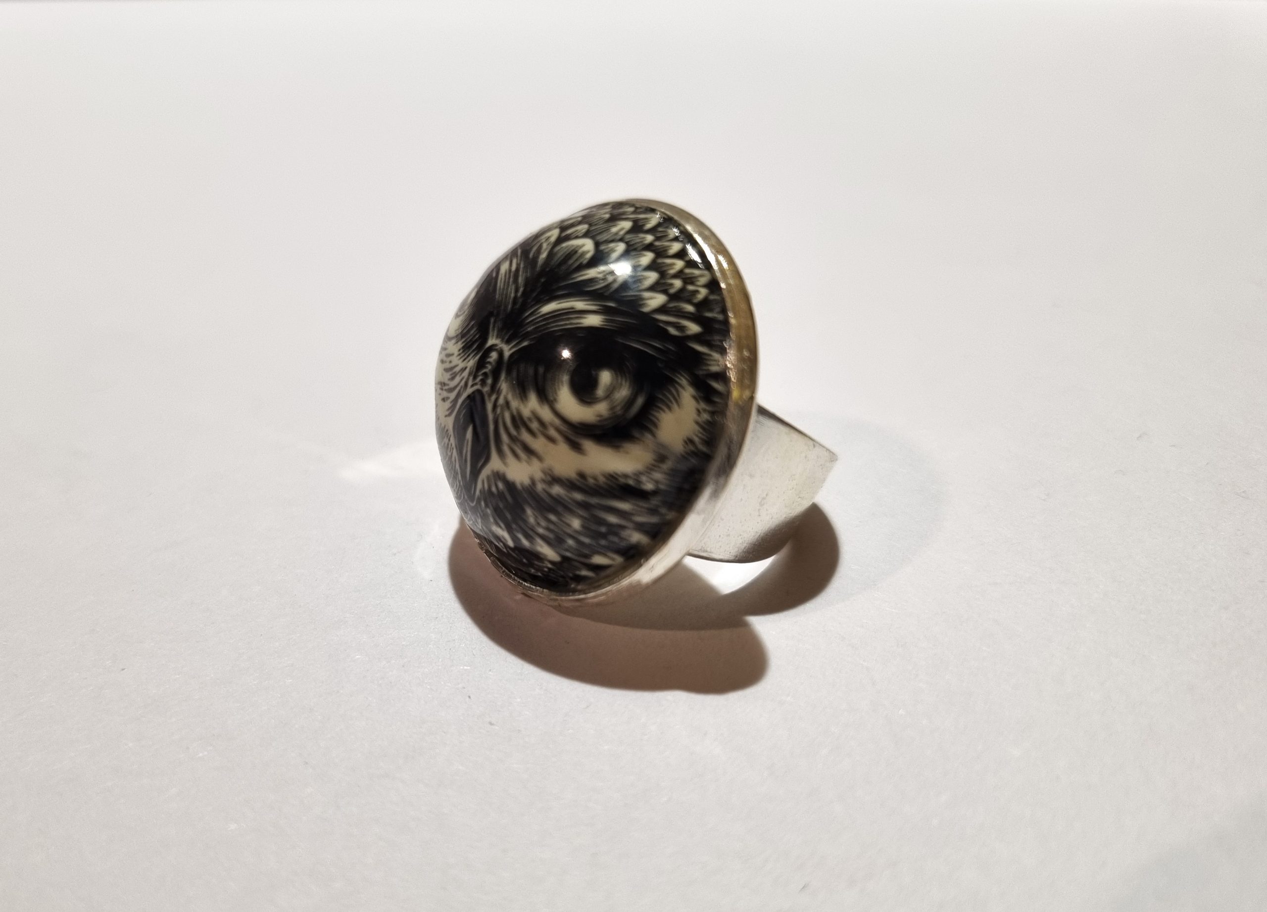 Foto lateral del Anillo Colección XXL Coruja