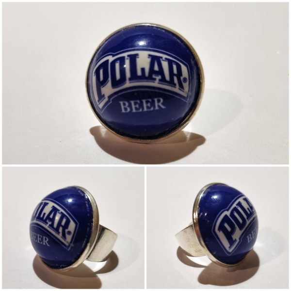 Collage de fotos del Anillo Colección XXL Polar desde varios ángulos