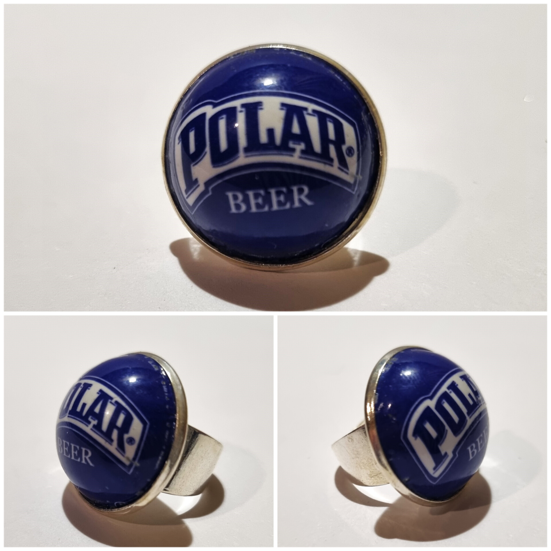 Collage de fotos del Anillo Colección XXL Polar desde varios ángulos