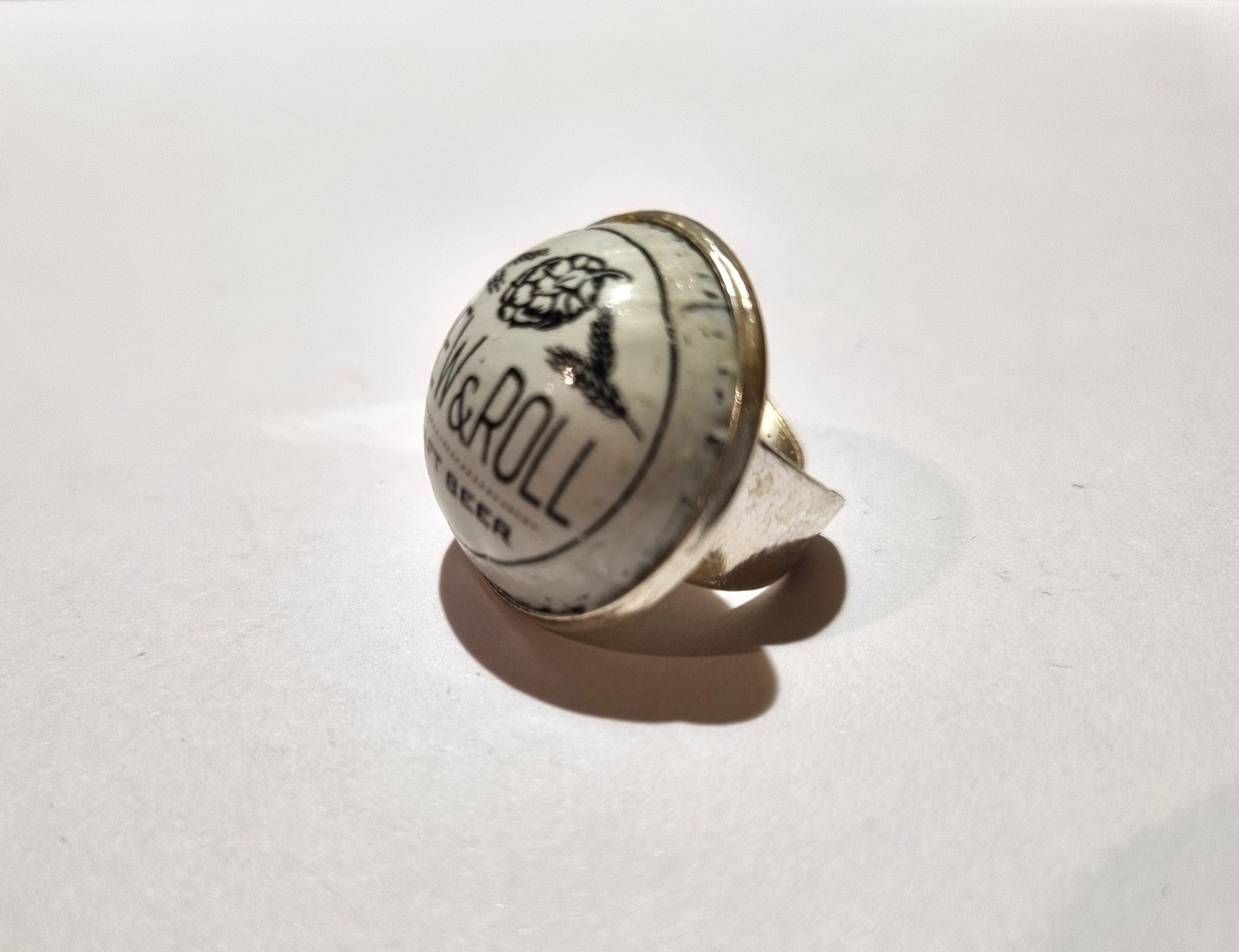 Foto lateral del Anillo Colección XXL Brew & Roll