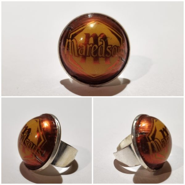 Collage de fotos del Anillo Colección XXL Maredsous desde varios ángulos