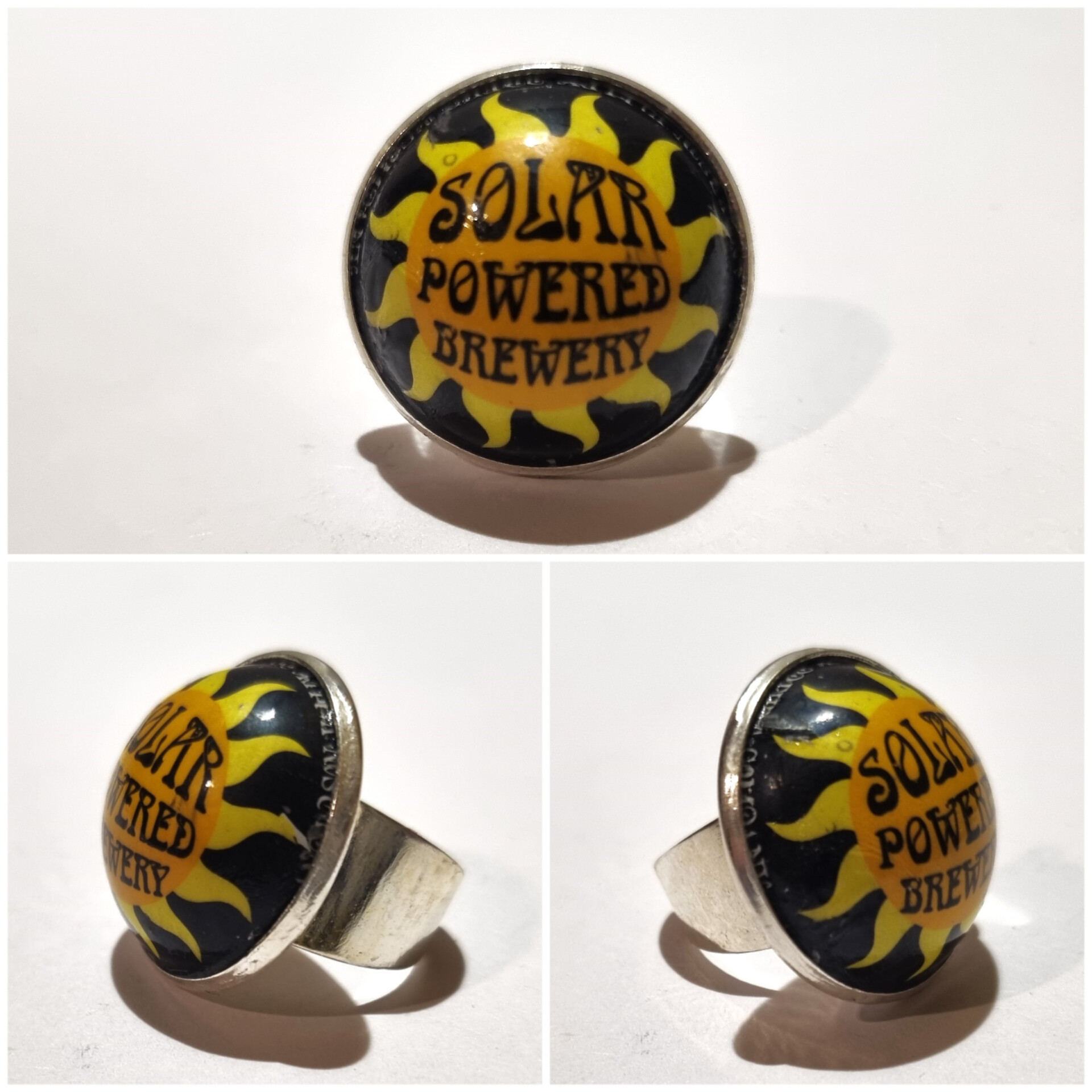 Collage de fotos del Anillo Colección XXL Solar Powered Brewery desde varios ángulos