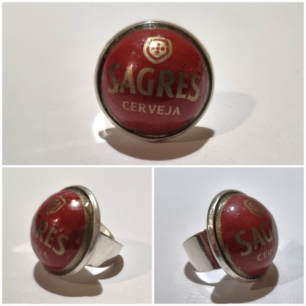 Collage de fotos del Anillo Colección XXL Sagres desde varios ángulos