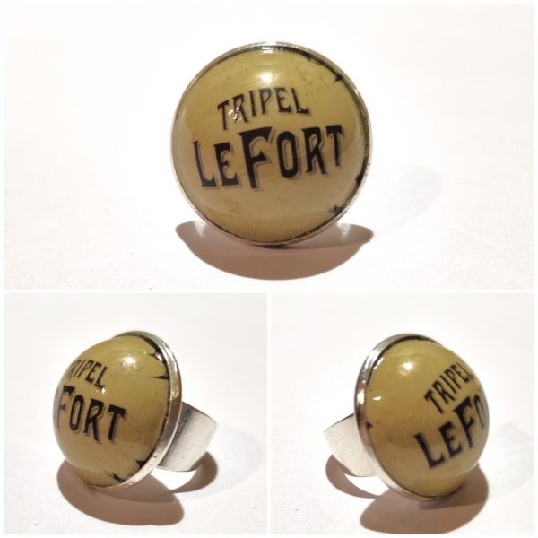 Collage de fotos del Anillo Colección XXL Tripel Le Fort desde varios ángulos