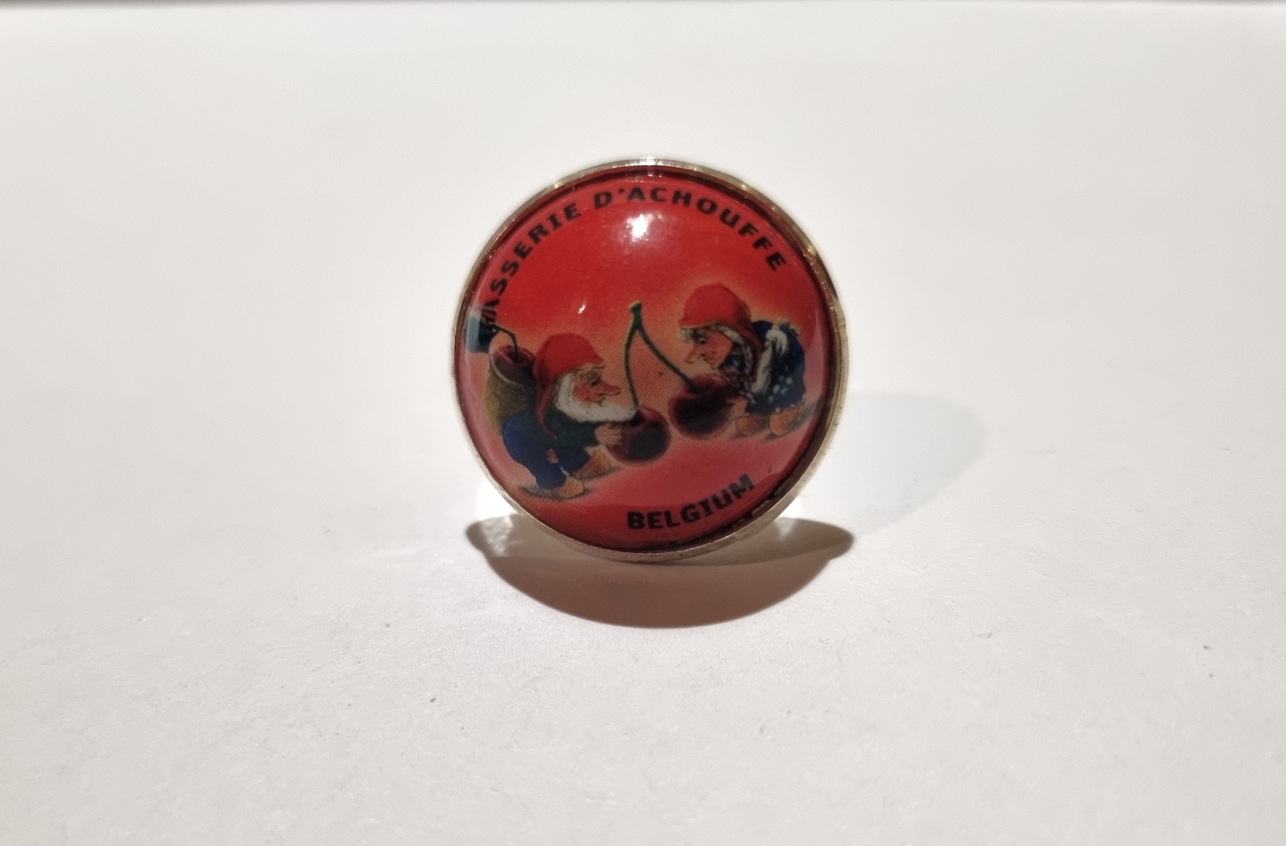 Foto frontal del Anillo Colección XXL Chouffe Cherry