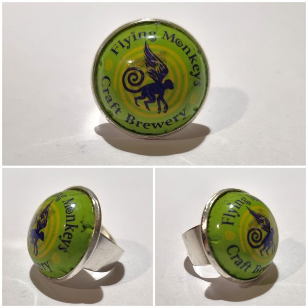 Collage de fotos del Anillo Colección XXL Flying Monkeys desde varios ángulos