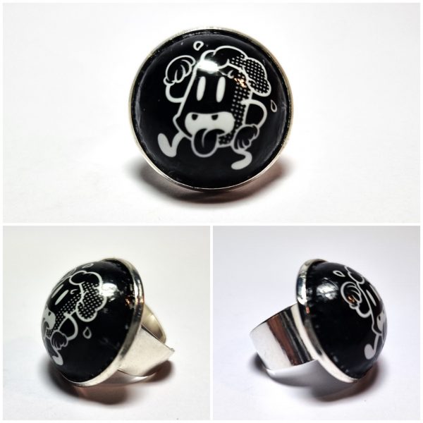 Collage de fotos del Anillo Colección XXL Jarrota desde varios ángulos