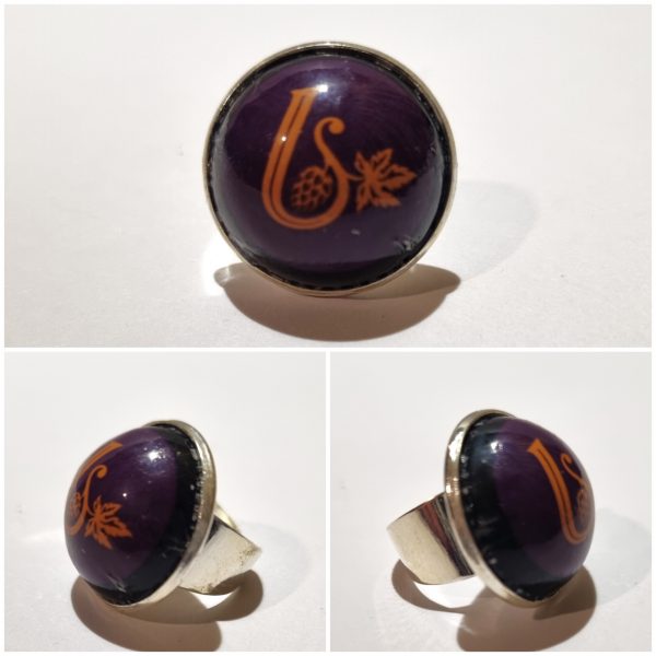 Collage de fotos del Anillo Colección XXL Lúpulo desde varios ángulos