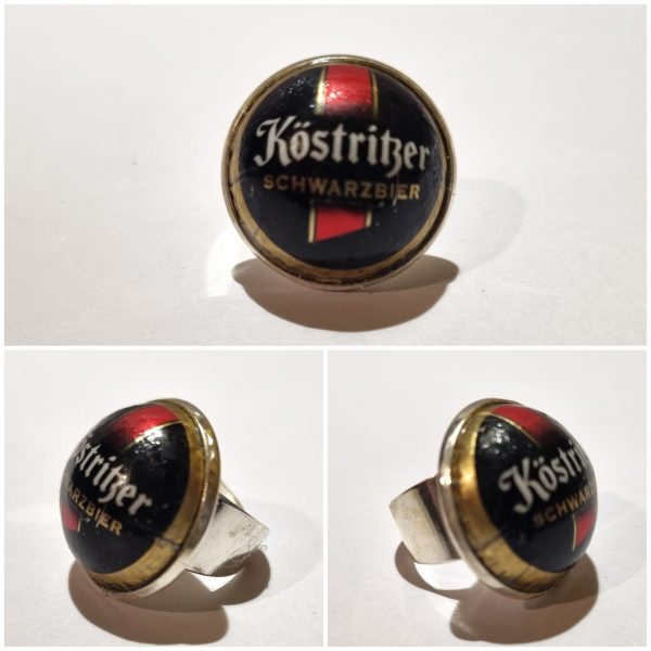Collage de fotos del Anillo Colección XXL Kröstitzer desde varios ángulos