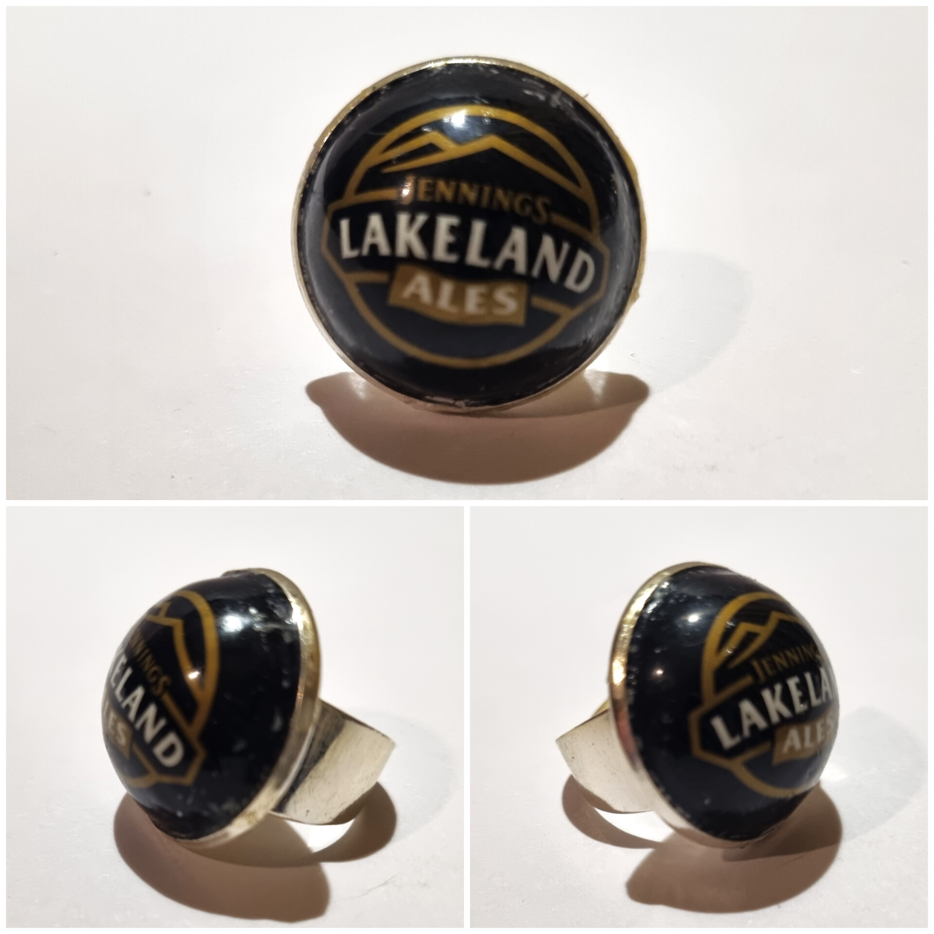 Collage de fotos del Anillo Colección XXL Lakeland desde varios ángulos
