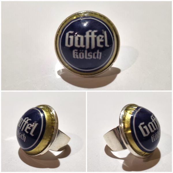 Collage de fotos del Anillo Colección XXL Gaffel desde varios ángulos