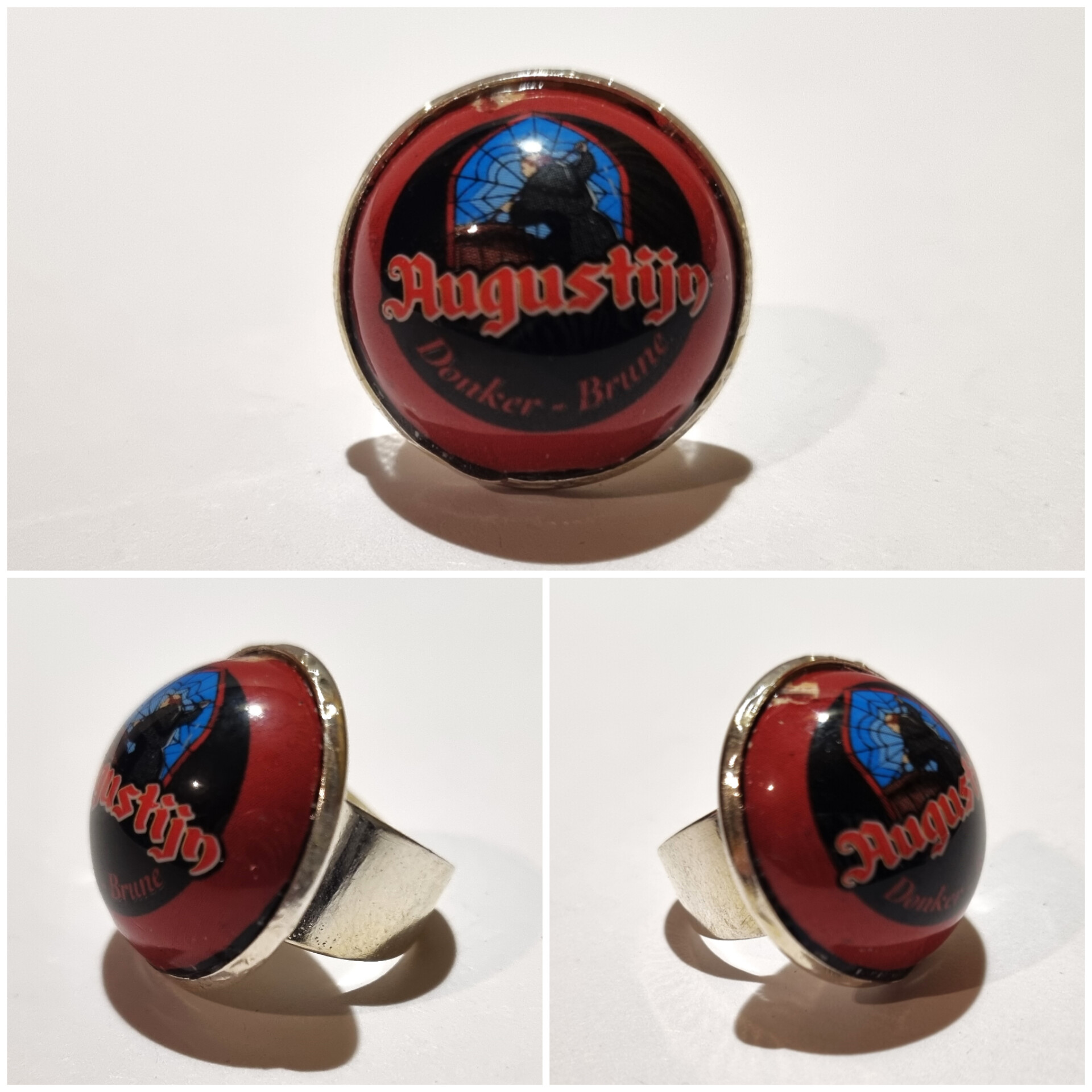 Collage de fotos del Anillo Colección XXL Augustijn desde varios ángulos