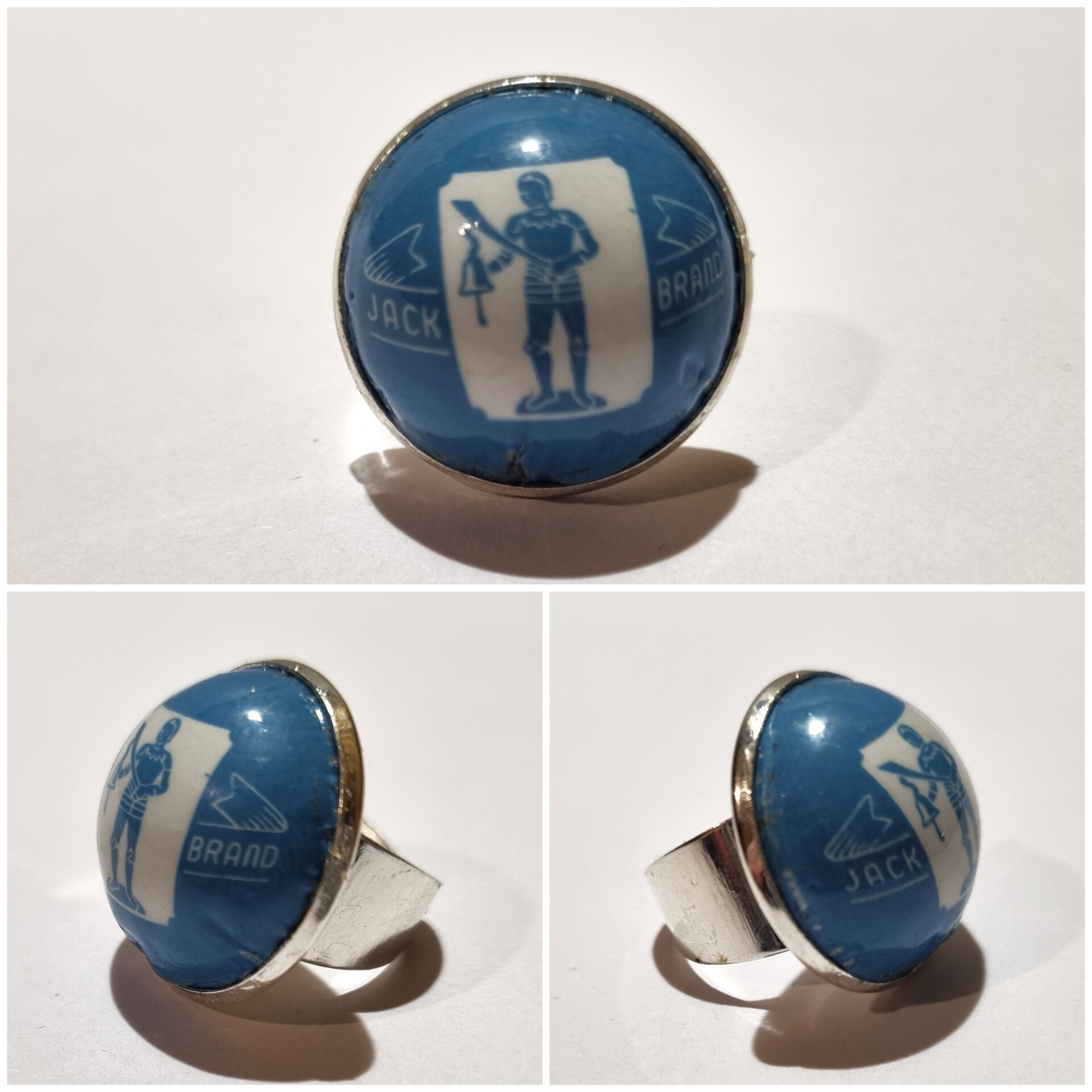 Collage de fotos del Anillo Colección XXL Jack Brand desde varios ángulos