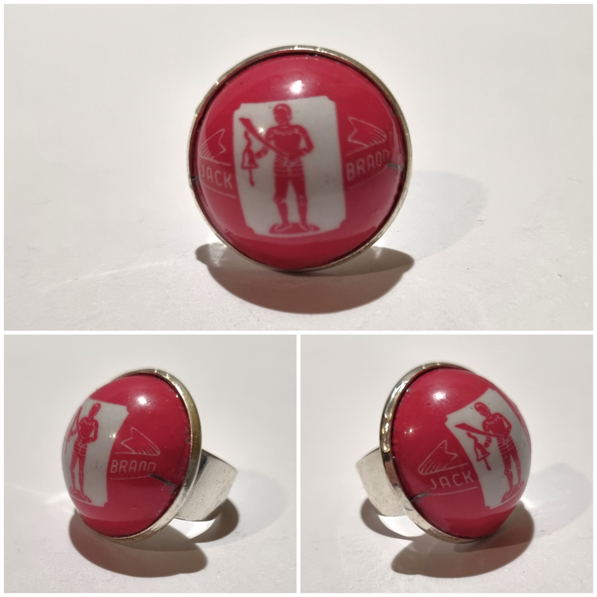 Collage de fotos del Anillo Colección XXL Jack Brand desde varios ángulos