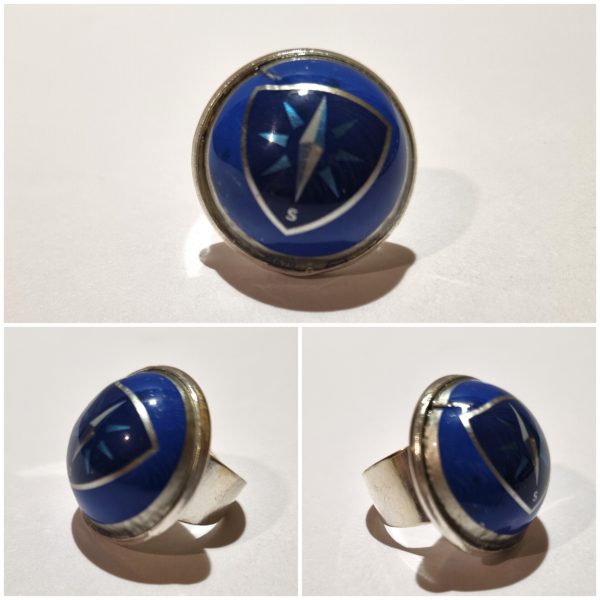 Collage de fotos del Anillo Colección XXL Bavaria desde varios ángulos