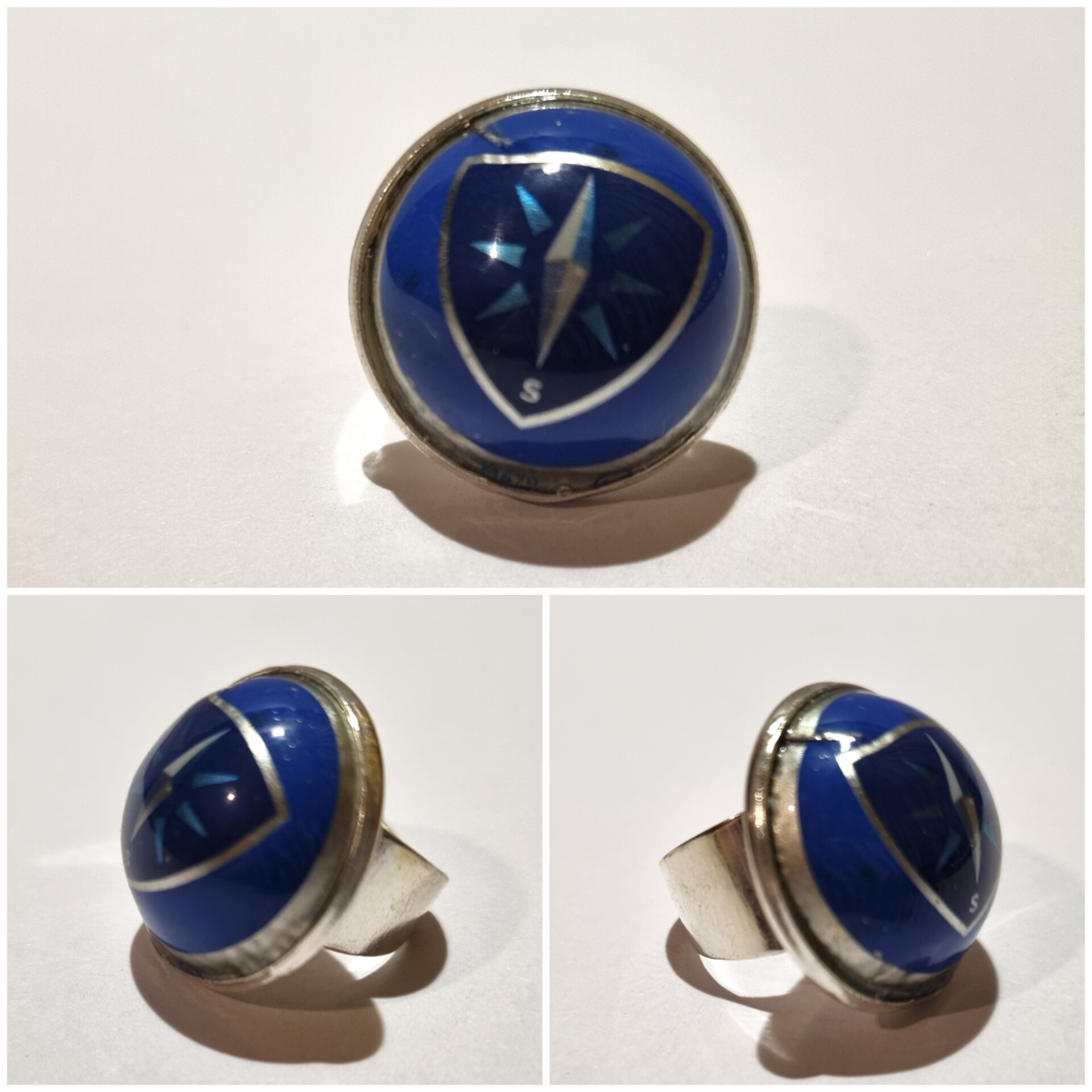 Collage de fotos del Anillo Colección XXL Bavaria desde varios ángulos