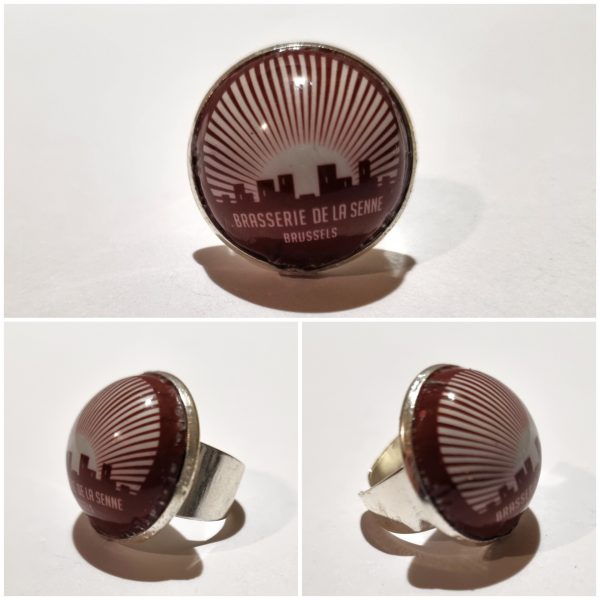 Collage de fotos del Anillo Colección XXL Brasserie desde varios ángulos