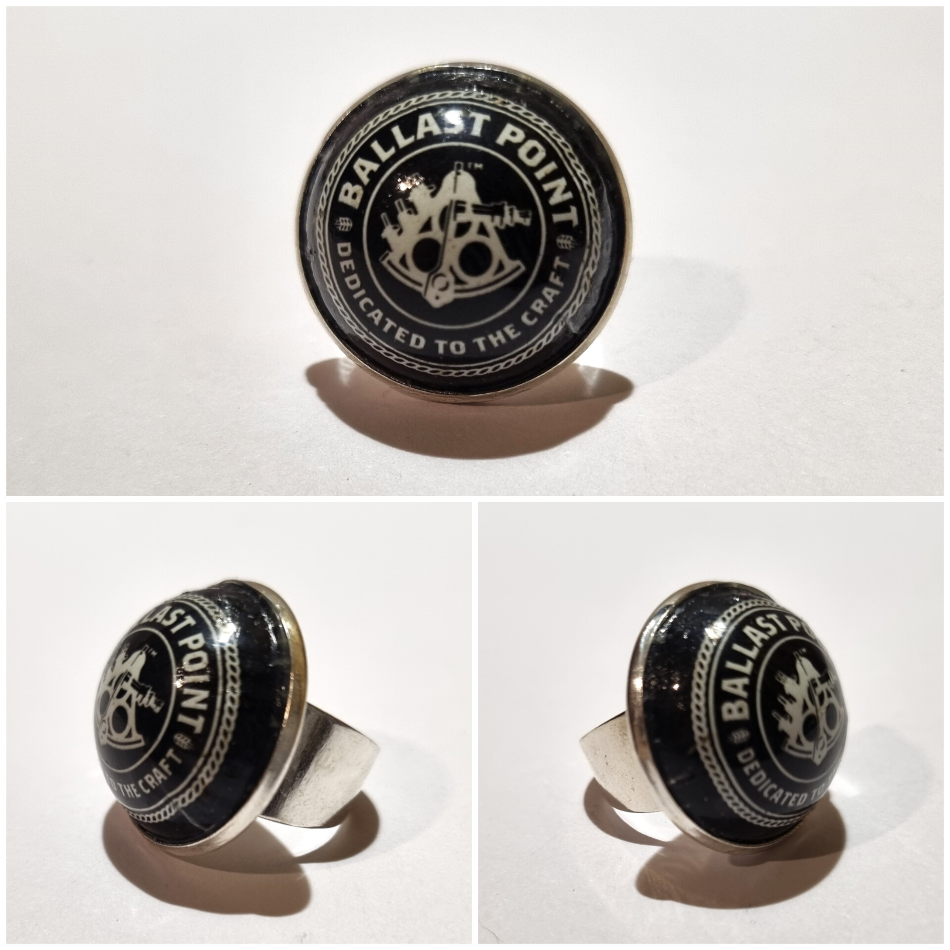 Collage de fotos del Anillo Colección XXL Ballast Point desde varios ángulos