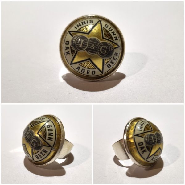 Collage de fotos del Anillo Colección XXL Innis desde varios ángulos