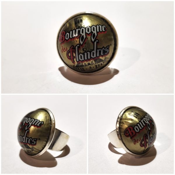 Collage de fotos del Anillo Colección XXL Bourgogne desde varios ángulos