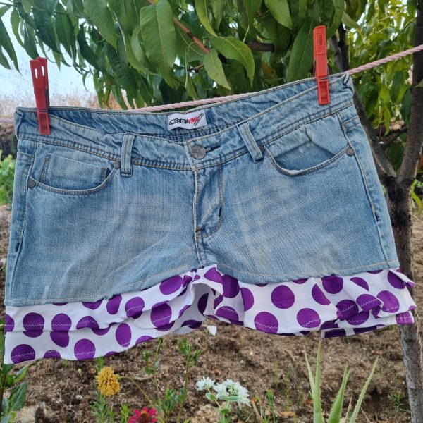 Foto delantera de la Falda Blanquimorada